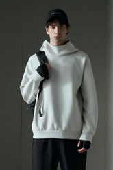 Men's Athletic Raglan Sleeves Hooded Sweatshirt